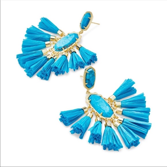 Kendra Scott Cristina Stone Tassel Earrings - Picture 6 of 8